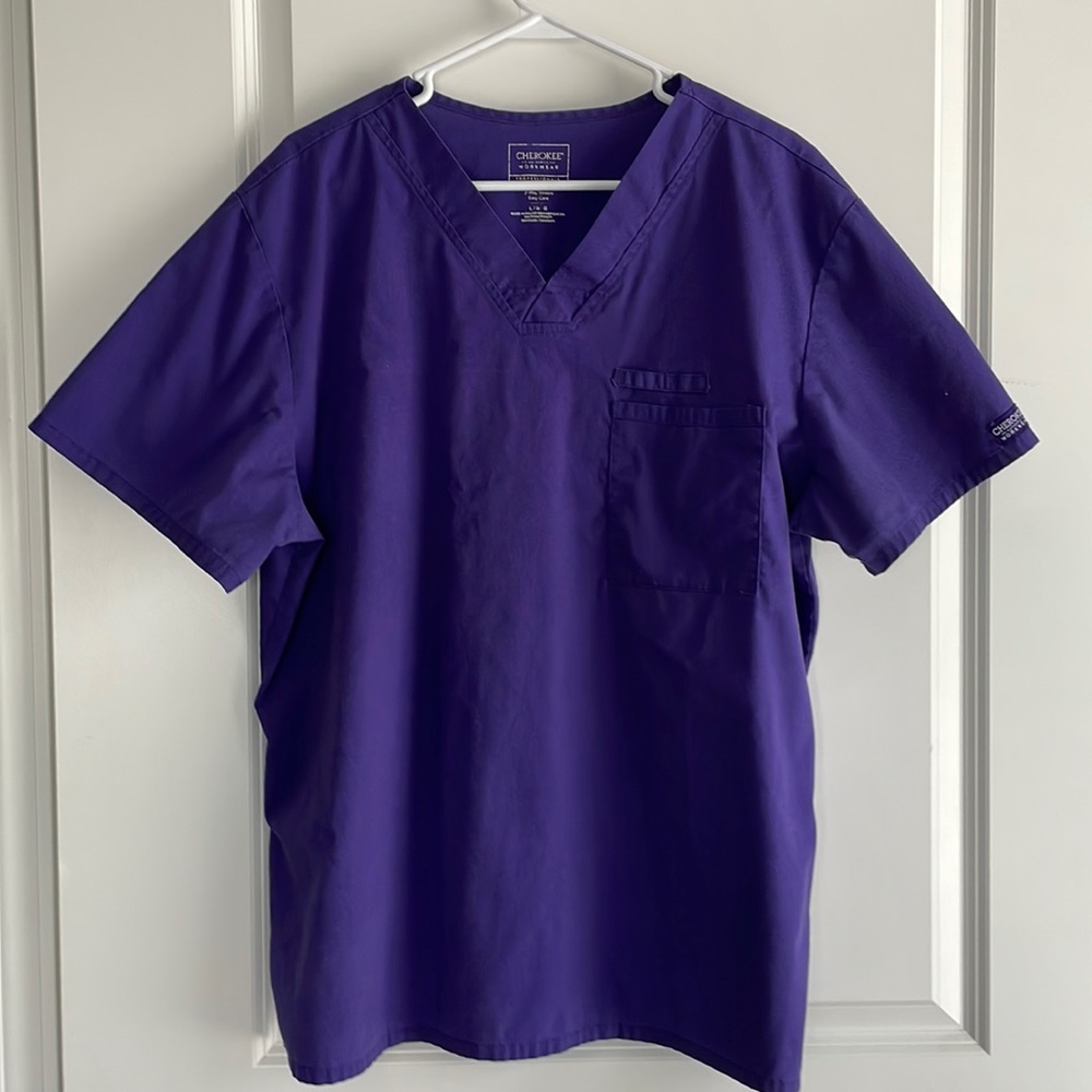 Cherokee one pocket scrub top